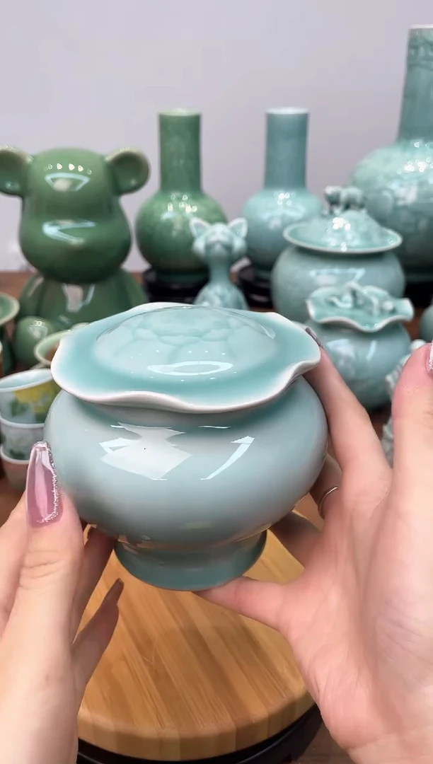 特价福利 微瑕 慧仙青瓷