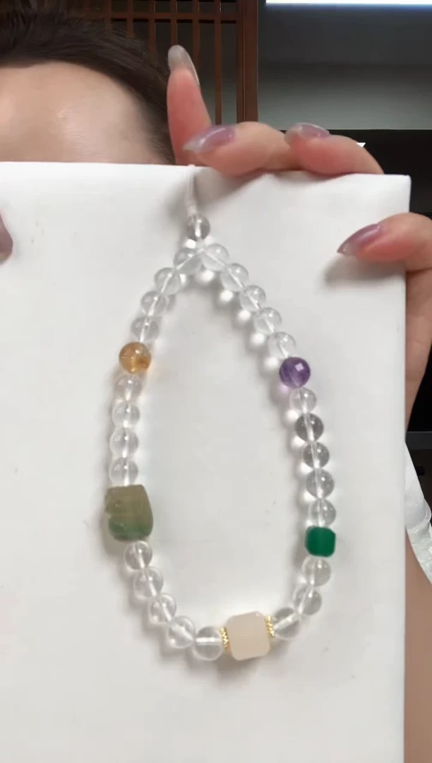 水晶手串未镶嵌250329006多样性发一