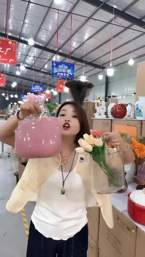 琉璃优选花瓶花器O-早6-不挑