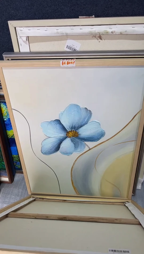 【闪购商品】油画35号 60*80 花-手绘油画