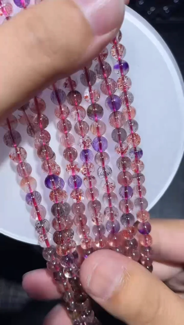 【闪购商品】水晶手链未镶嵌超七多圈A5.5（多样性发其一）