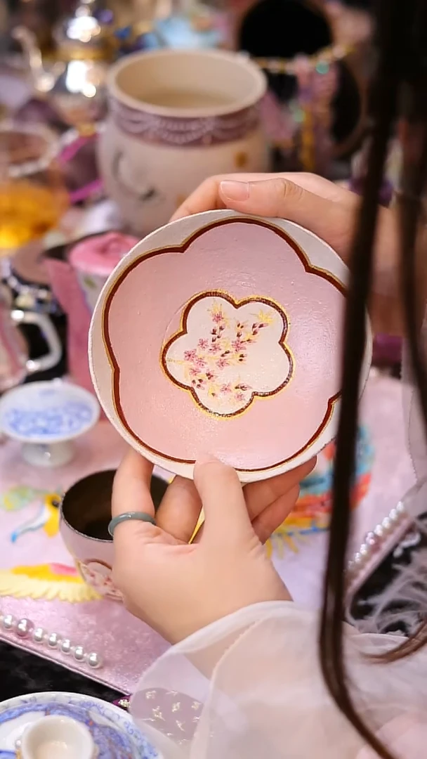 【闪购商品】摆件山怂阿卿直播间@@sjy粉色壶承