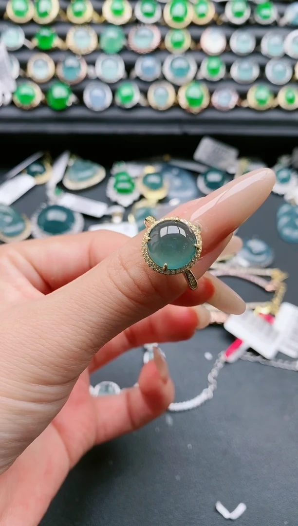 【闪购商品】翡翠戒指银S925镶嵌11111111