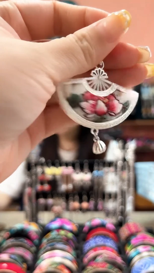 织绣艺枝独绣老绣饰品189