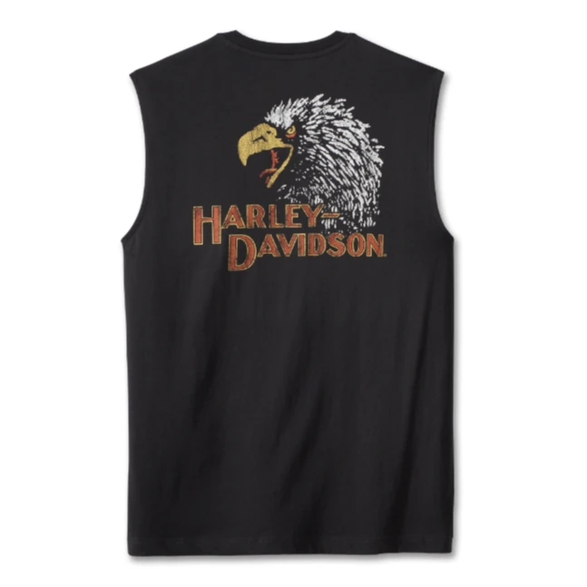 哈雷戴维森 无袖背心 纯棉