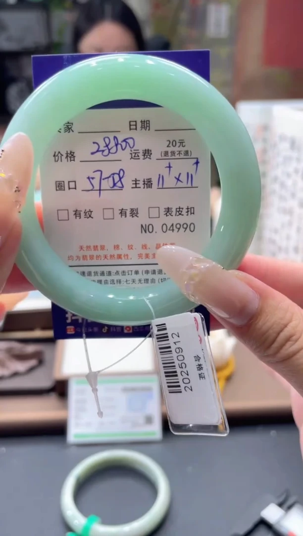 未镶嵌手镯翡翠4990*****