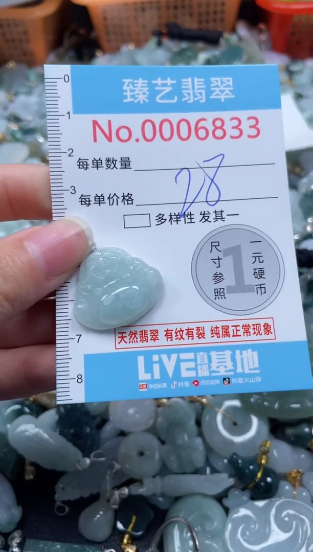 颈饰未镶嵌翡翠6833