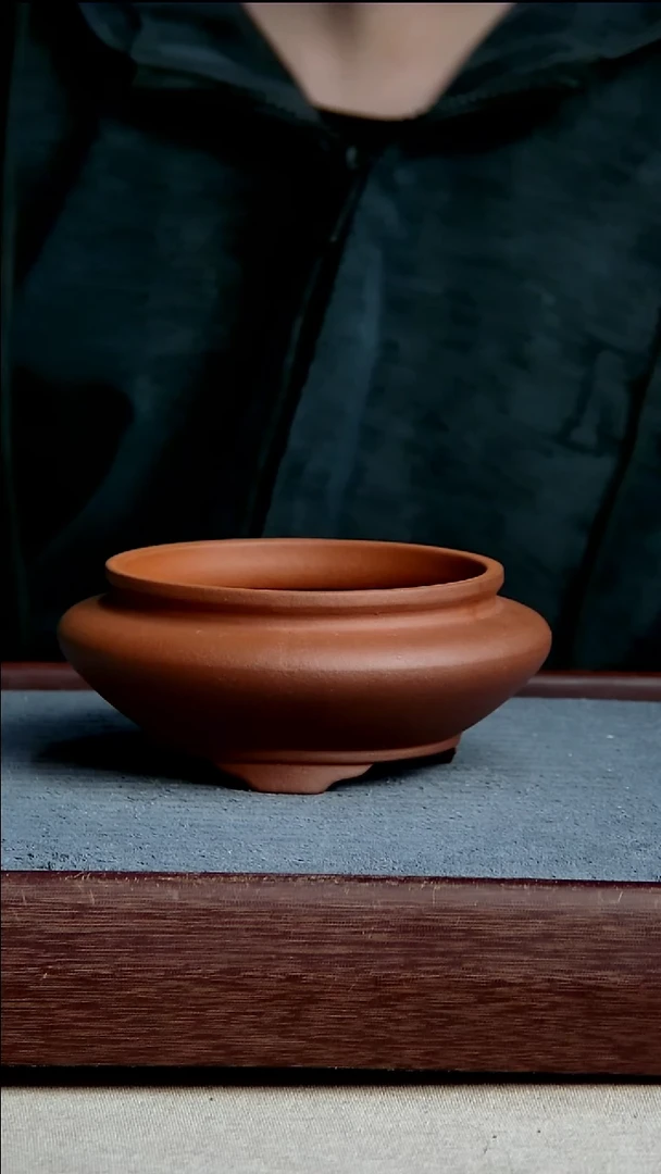 紫砂花盆11*5内径紫砂花盆