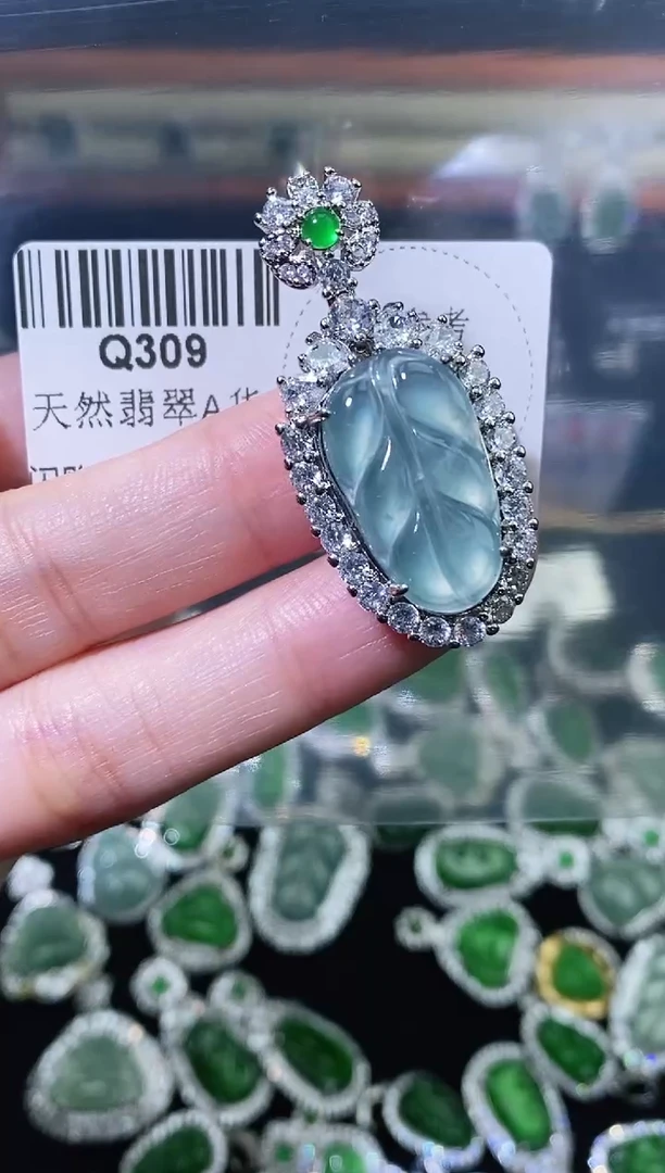 翡翠未镶嵌颈饰精美翡翠-多样性只发一件Q309