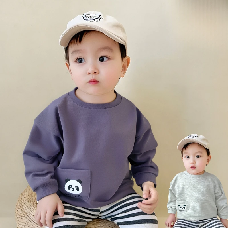 男女宝宝卫衣套头春秋装婴儿衣服婴幼儿上衣长袖小童休闲洋气棉