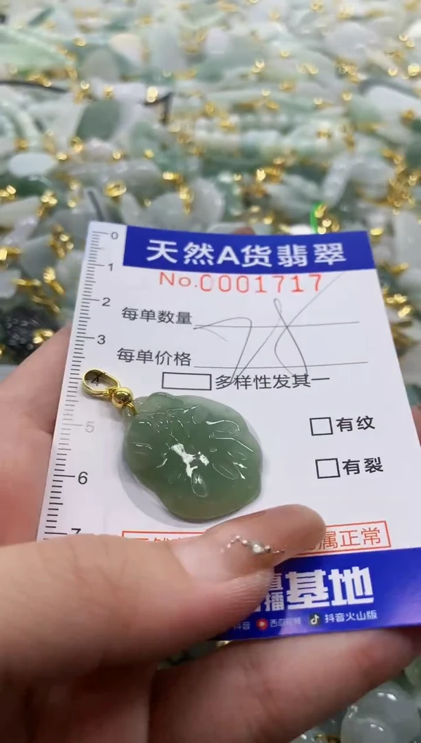 颈饰未镶嵌翡翠天然A货翡翠