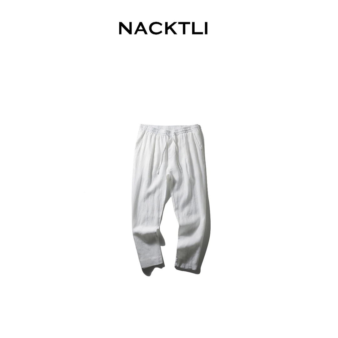NACKTLI 度假限定亚麻长裤