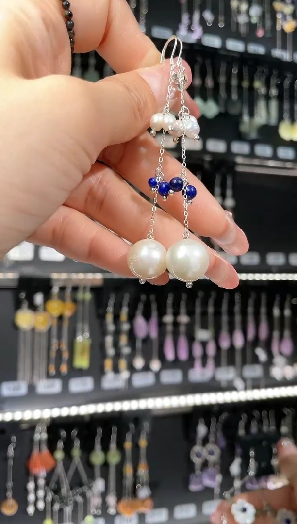 【闪购商品】紫晶耳饰银S925镶嵌陈火打