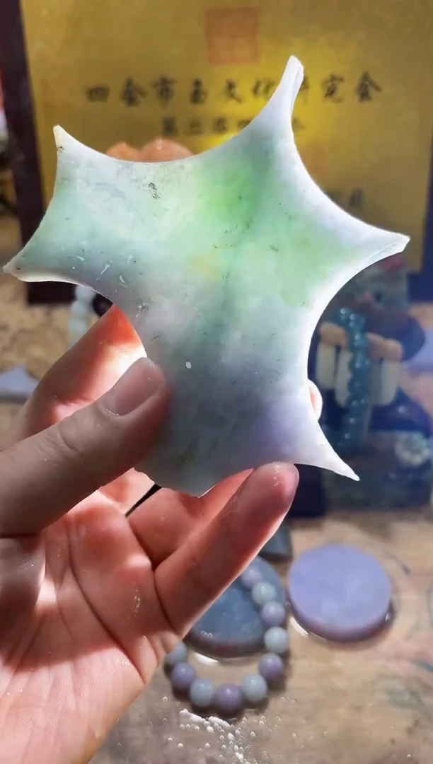 未镶嵌挂件翡翠A货常星7762