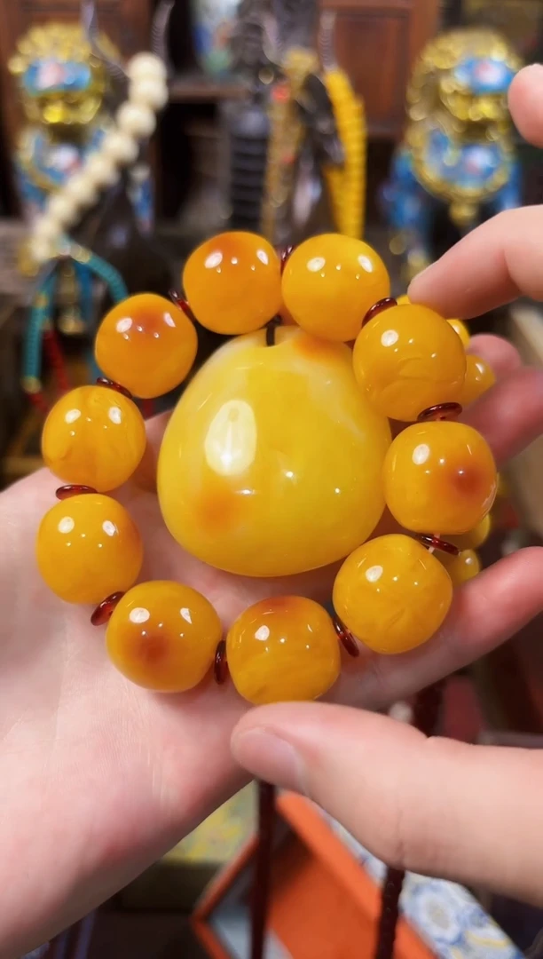 未镶嵌蜜蜡耳饰---------------------