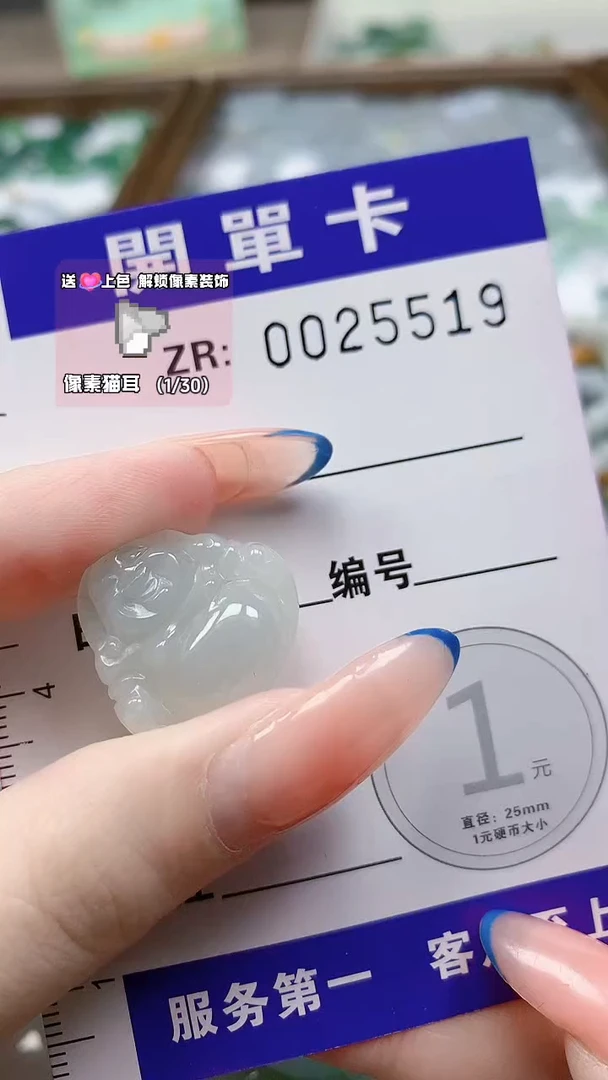 翡翠未镶嵌颈饰翡翠A货 多样性发货其一（不含链）