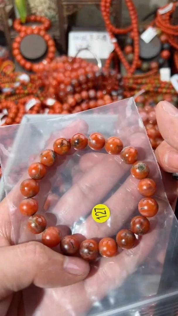 【闪购商品】南红玛瑙手串未镶嵌10