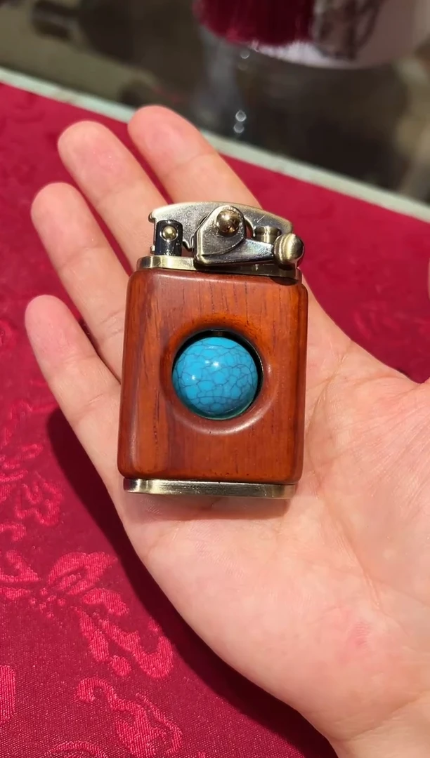 小叶紫檀把件02打火机