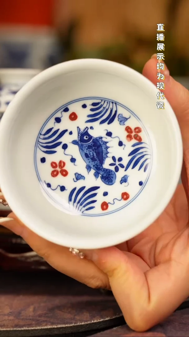 景德镇手工手绘陶瓷杯