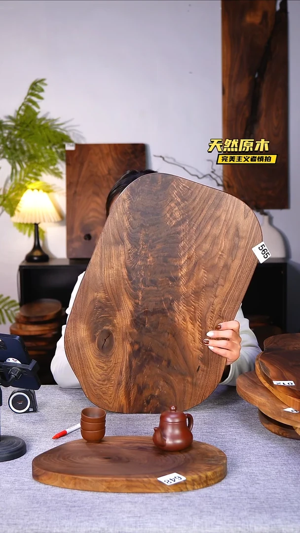 木北美黑胡桃原木.干裂疤结不属于商品质量问题完美主义者慎拍