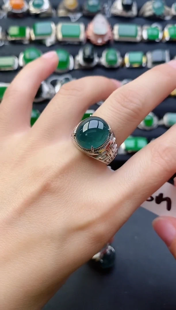 【闪购商品】翡翠戒指银S925镶嵌11111111111