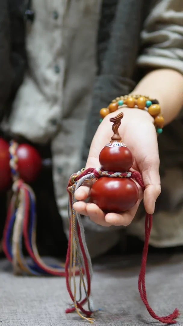 【闪购商品】14（福禄 ）天然葫芦（大漆款）