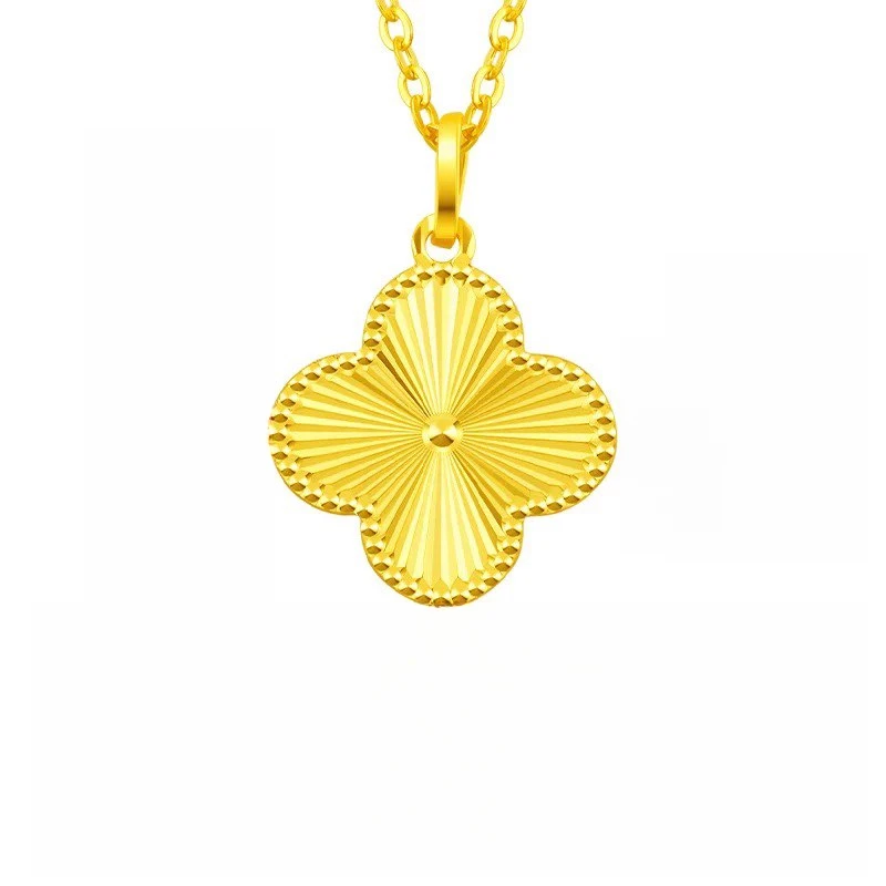 （粉丝专享）时尚cos百搭镭射四叶草套链