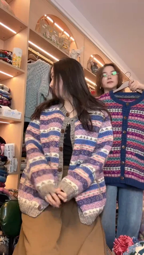 羊毛百羊毛针织外套