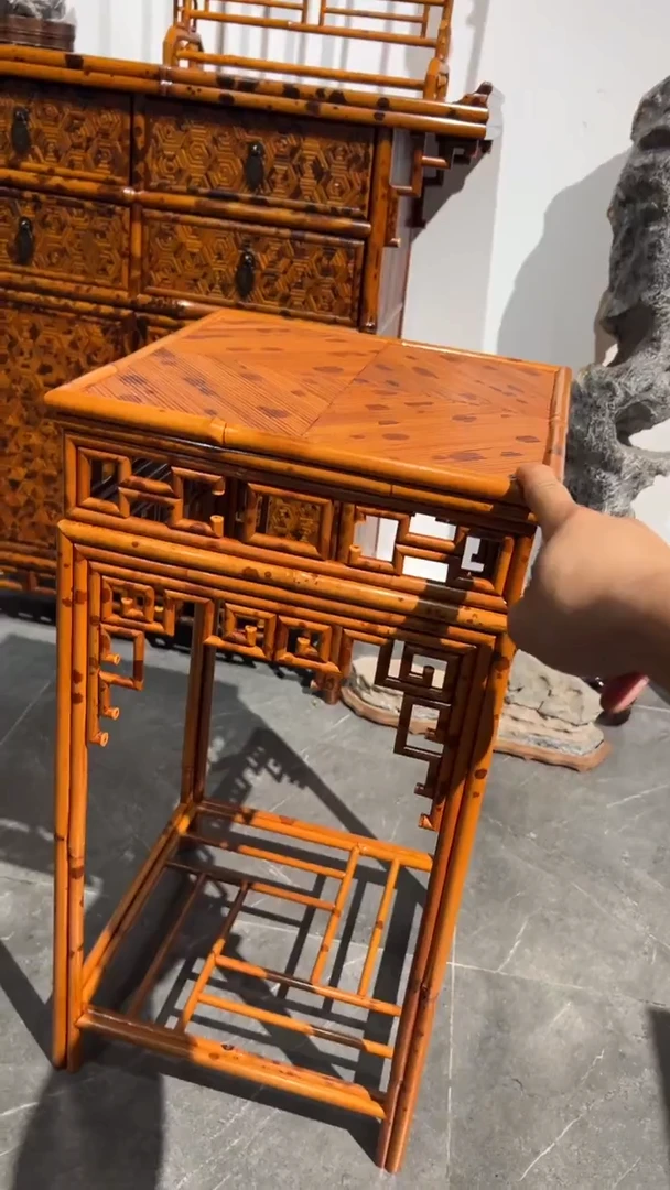竹陈*梅湘妃竹底座福建妃