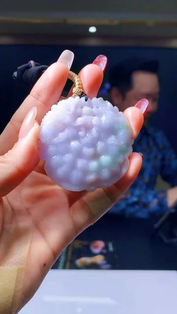 【闪购商品】定制翡翠未镶嵌1034hm-毛货挂件21