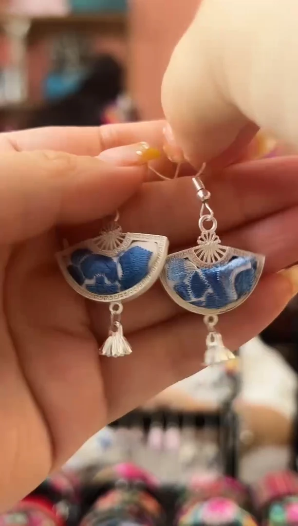 织绣艺枝独绣老绣饰品50