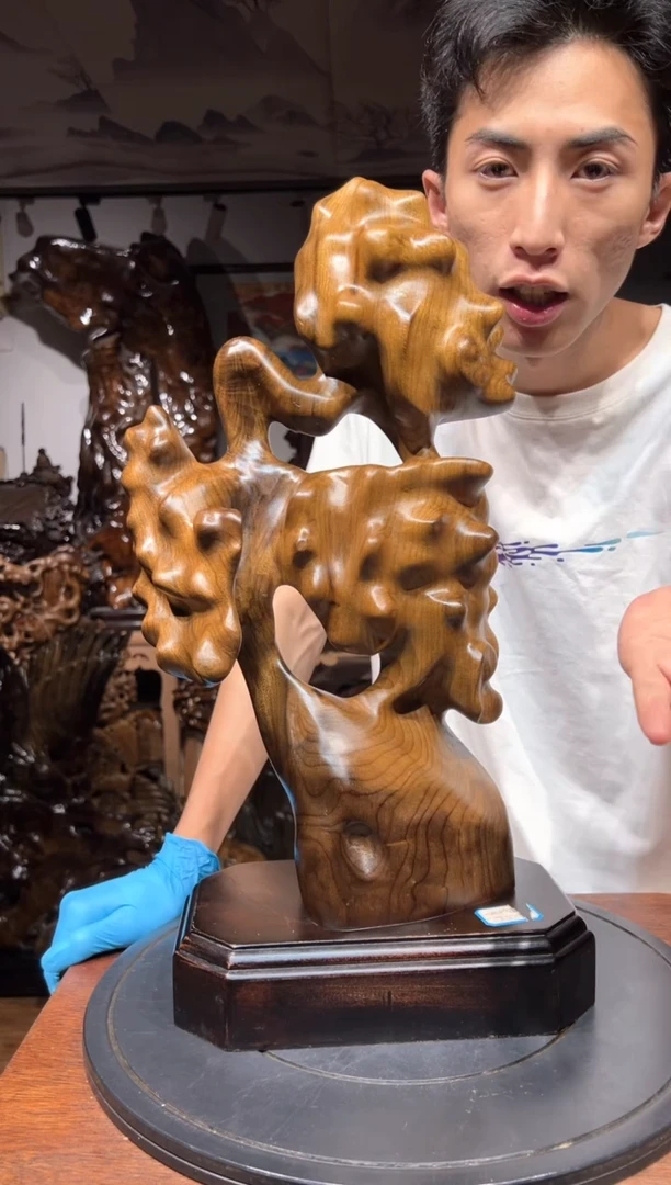 乌木类木质文然自然摆件