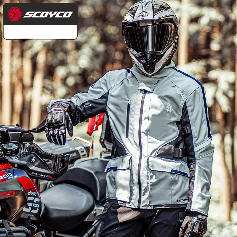 赛羽摩托车骑行服机车服冬季防水赛车服防摔防风摩旅保暖男洛基2