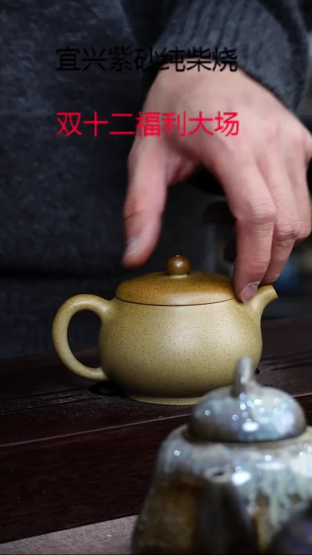 茶壶紫砂宜兴紫砂柴烧