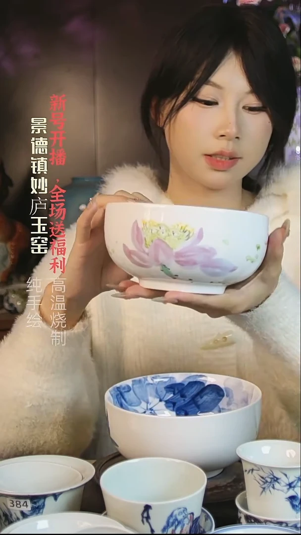 盘妙庐玉窑罗汉大碗