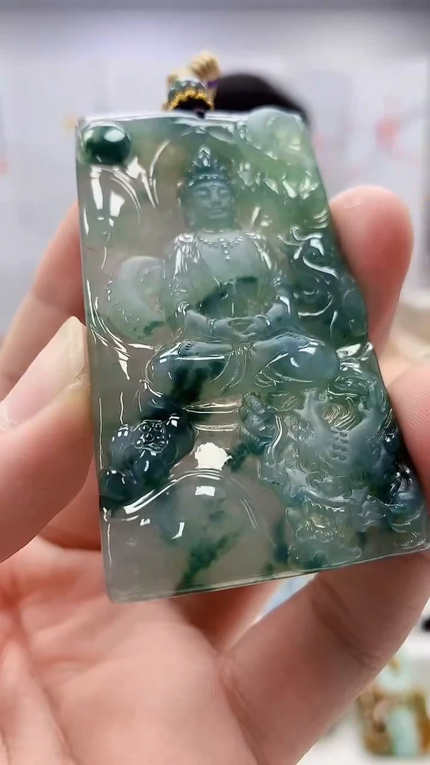 定制翡翠未镶嵌4917bb-毛货挂件