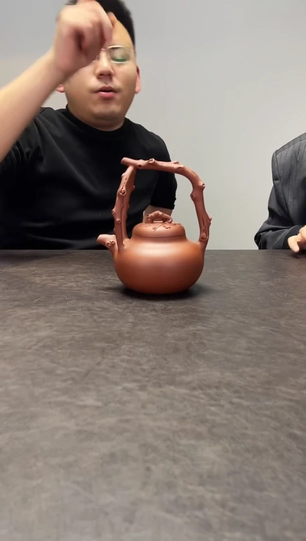 茶壶紫砂东坡提梁