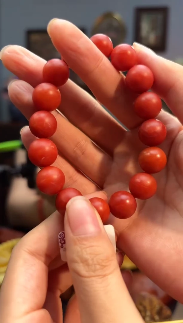 未镶嵌手串南红玛瑙手串