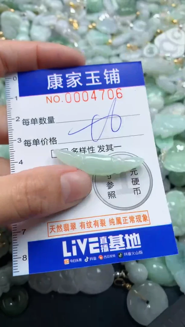 颈饰未镶嵌翡翠4706