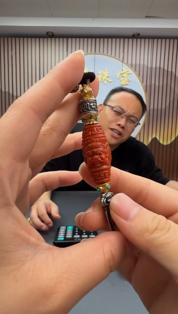 银S925镶嵌配饰南红玛瑙006ZB0916产品一个