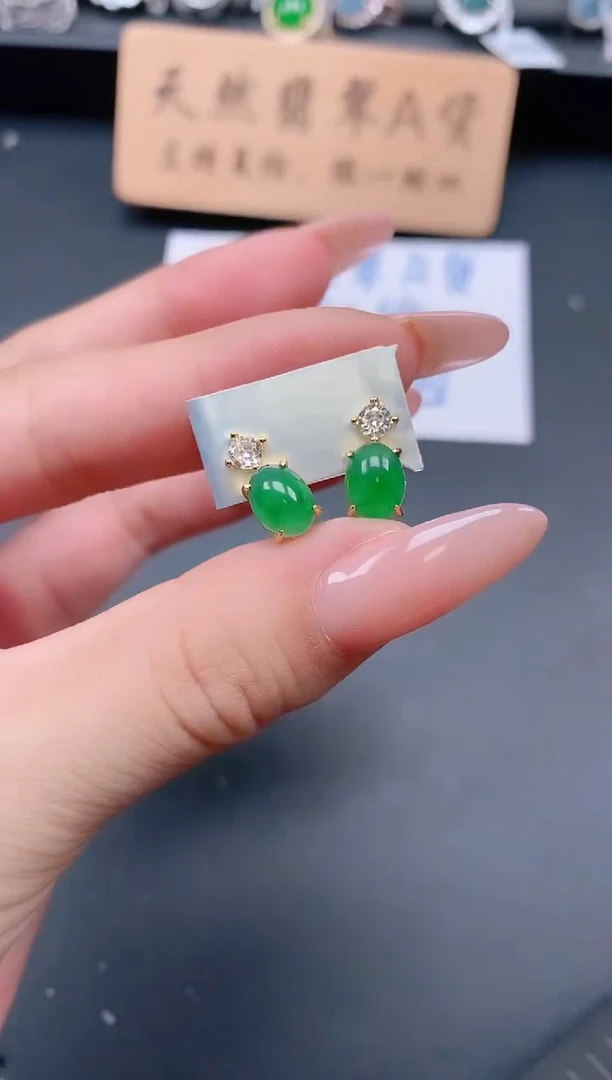 银S925镶嵌戒指翡翠1111