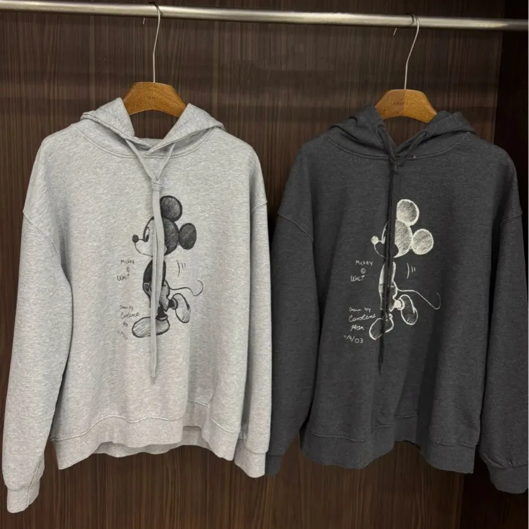 【素描mi奇】强推必入定制大毛圈宽松慵懒范连帽卫衣