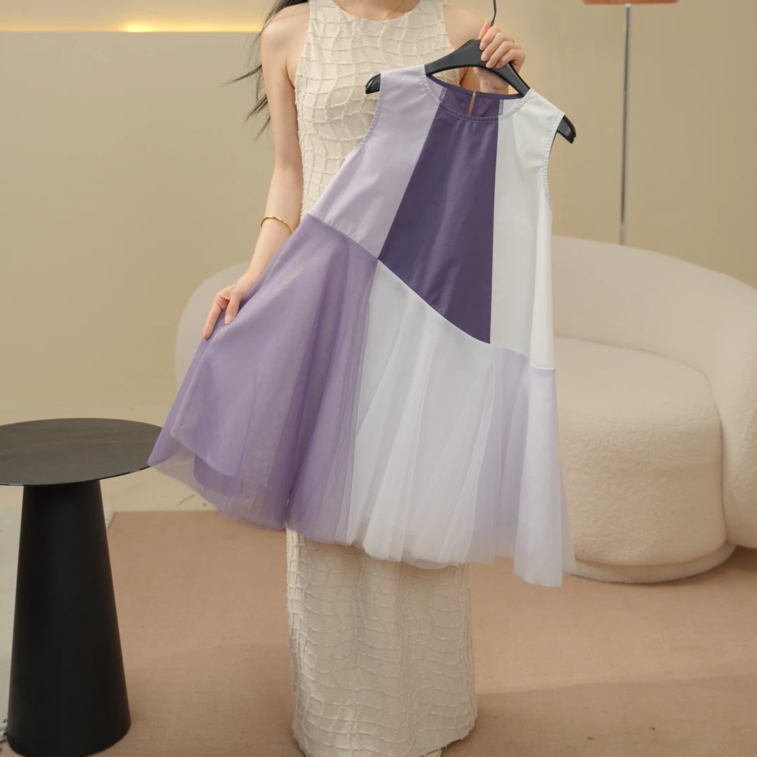 现货 【SEVEN KIDS】T 100%棉 2025女童夏季连衣裙  棉布裙 25A1111