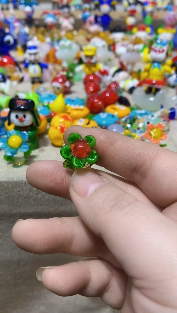 【闪购商品】琉璃手工艺品小花