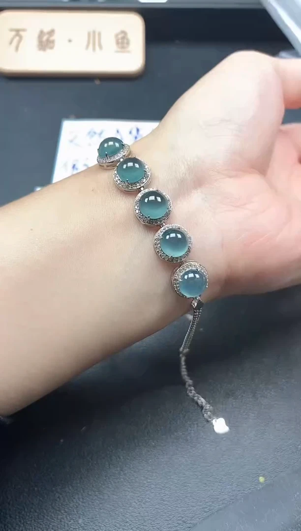 银S925镶嵌戒指翡翠51511