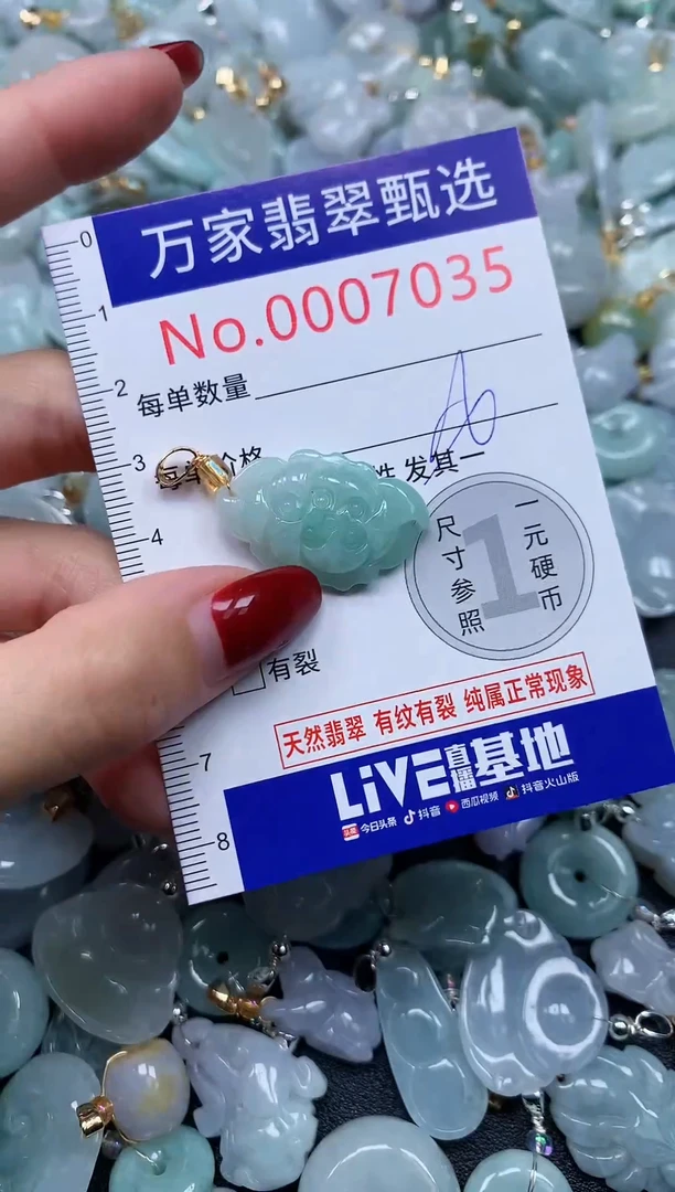 颈饰未镶嵌翡翠7035