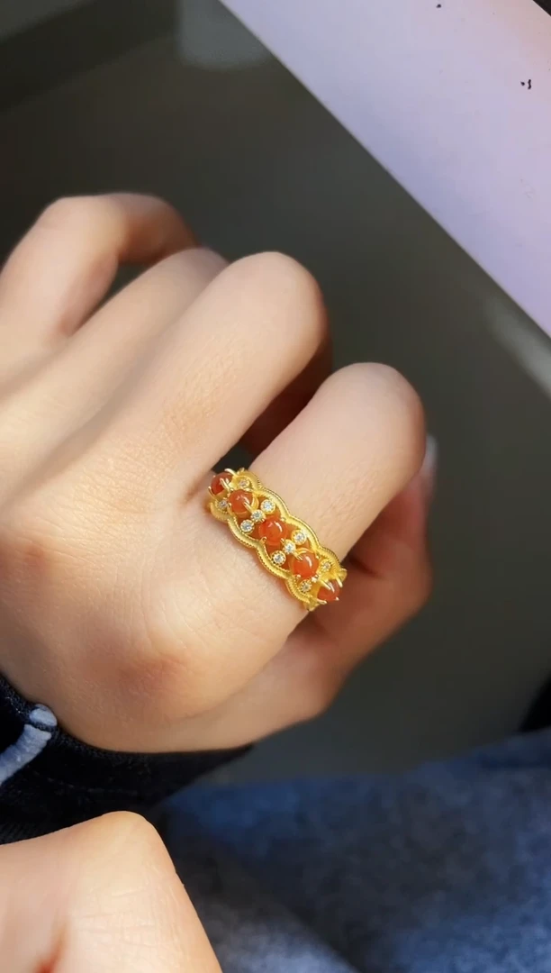 银S925镶嵌戒指翡翠12