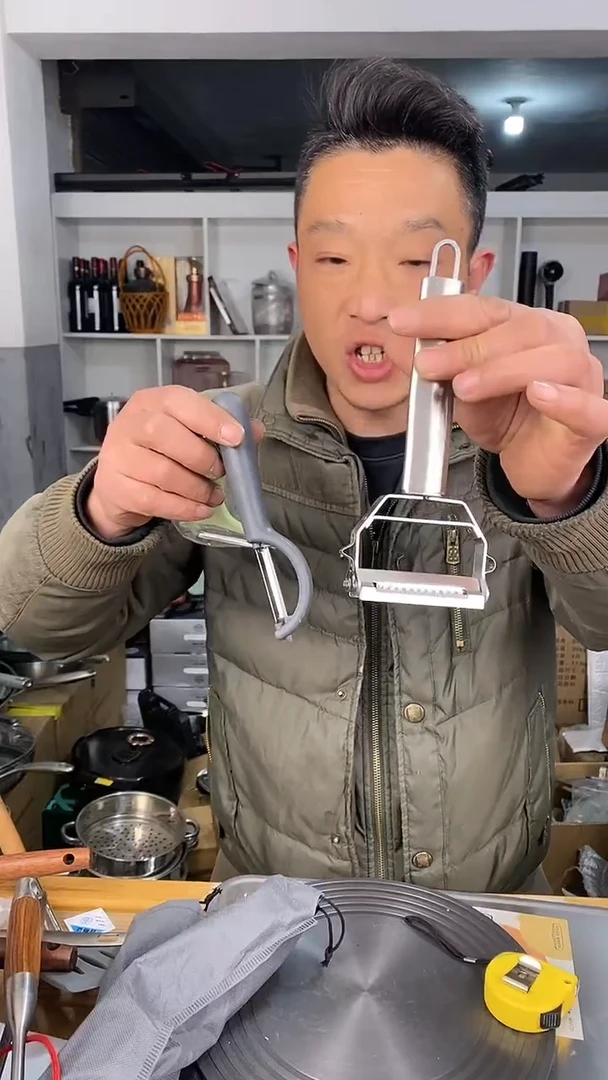 水晶玻璃1削皮刀 送3小