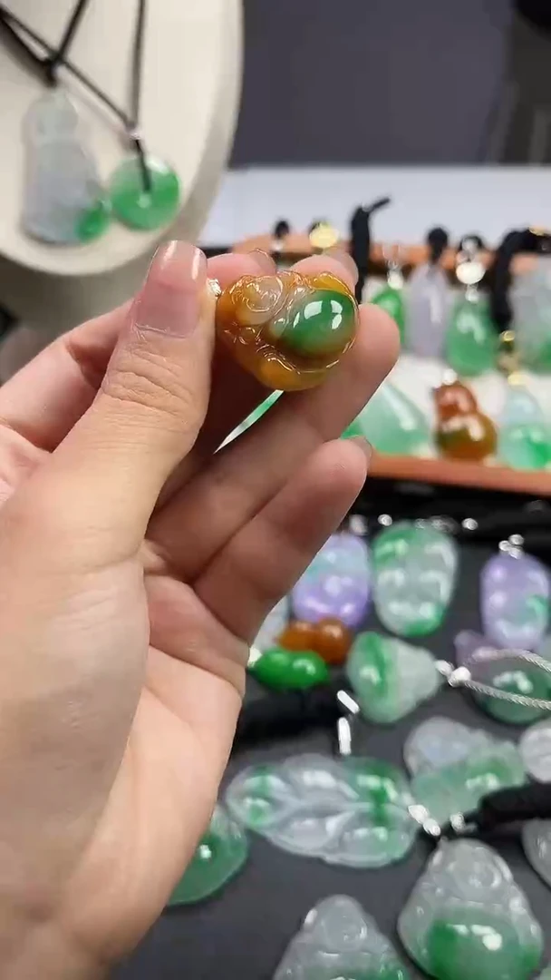 颈饰未镶嵌翡翠  所见即所得 一图一物