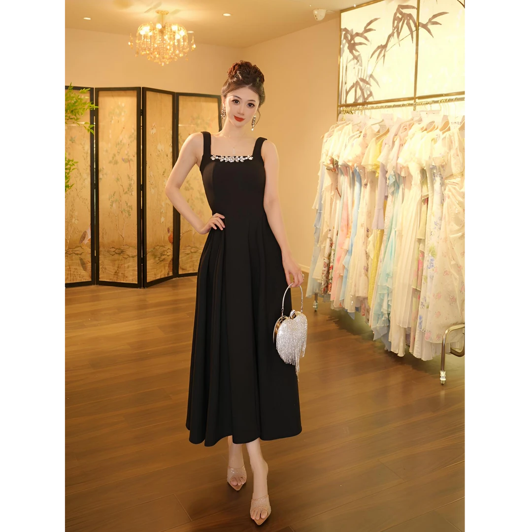 【张小小】人间赫本-1068 连衣裙（X1041）